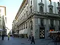 La piazza mit Via Roma