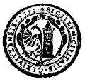 Siegel von Gleiwitz von 1596
