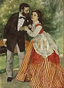 Pierre-Auguste Renoir,Das Paar (Les fiancés), um 1868