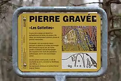 Informationstafel Pierre des Gottettes