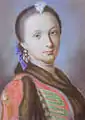 Prinzessin Galitzin, Pastell auf Karton