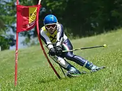 Pietro Guerini im FIS-Riesenslalom von Rettenbach im Juni 2010