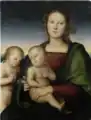 Madonna mit Kind und Johannesknaben von Pietro Perugino und Raffael, 1495–1500