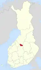 Lage von Pihtipudas in Finnland