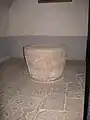 Rankenwerkdekor an einem romanischen Taufstein (ca. 1200)