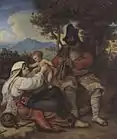 Italienische Bauernfamilie, 1834