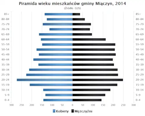 Alterspyramide von Miaczyn