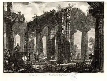 Radierung von Giovanni Battista Piranesi