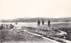 Pirogue vom Lake Chalain