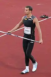 Tero Pitkämäki, unter anderem Weltmeister von 2007 und Olympiadritter von 2008 – Rang neun mit 79,46 m