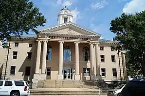 Pitt County Courthouse, einer von 30 Einträgen des Countys im National Register of Historic Places