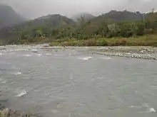 Der Buarahuin, ein Nebenfluss des Sáhen