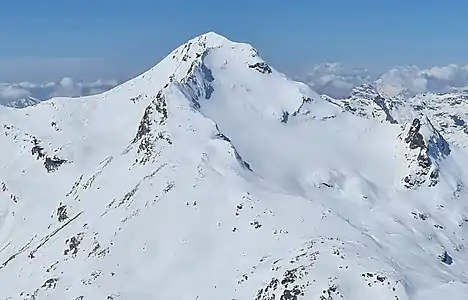 Blick nach Südwesten zum Pizzo Stella.