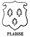 Wappen Pladise zu Wimmer 1543 (Druck 1864)