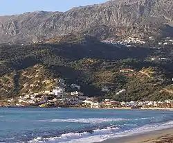 Plakias, oberhalb das Dorf Sellia
