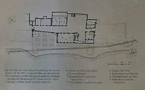 Plan des Schlosses Philippsburg