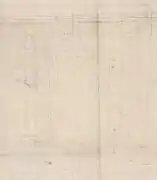 Planzeichnung des Erdgeschosses, BNF, um 1720.
