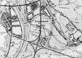 Plan zur Korrektur des Fourchu-Fossé, Arm der Ourthe