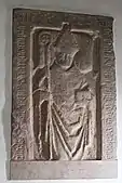 Grabplatte für den Abt Ulrich Dürner von Dürn († 1494)