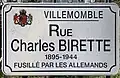 Rue Charles-Birette in Villemomble.