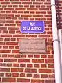 Gedenktafel der Römerstraße Tournai-Estaires