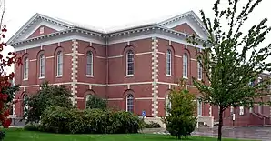 Platte County Courthouse, seit 1979 im NRHP gelistet