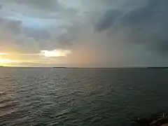 Blick über den Río Paraná von Encarnación