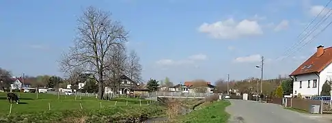 Fußgängerbrücke in Langenhessen / Werdau