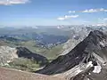 Blick vom Aroser Rothorn zum Erzhorn (rechts)