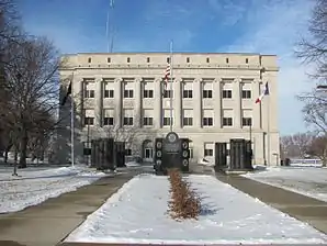 Das Pocahontas County Courthouse in Pocahontas, seit 1981 im NRHP gelistet