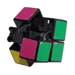 Teilweise zerlegter Pocket Cube