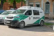 Peugeot Expert/Traveller der litauischen Polizei