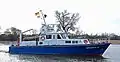 2013 außer Dienst gestelltes Streckenboot „BREMEN 12“ der Bremer WSP