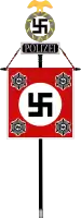 Polizeistandarte, Preußen 1933