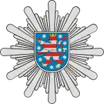 Polizeistern der Thüringer Polizei