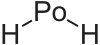 Struktur von Poloniumwasserstoff