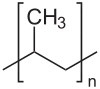 Strukturformel Polypropylen