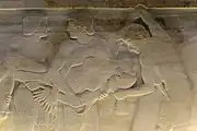 Detail: die Opferung/Tötung der Polyxena
