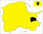 Lage des Powiat Malborski