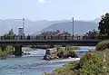 Rechts der Fluss Pescara, links der Fluss Aterno aus L’Aquila