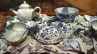 Importiertes chinesisches Porzellan