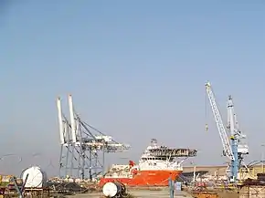Hafen Larnaka, Blick von Westen (2009)