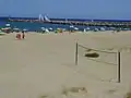 FKK-Strand vor „Oasis“im Hochsommer