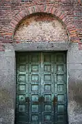 Basilica San Vincenzo in Prato, das Kupferportal von Geminiano Cibau