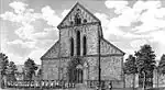 Abteikirche Heisterbach (Stahlstich von 1844)