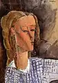 Porträt von Beatrice Hastings, Öl auf Leinwand (1916)