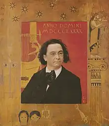 Klimt: Portrait von Josef Pembaur (1890)