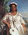 Porträt der Königin Pomaré IV. von Tahiti, Charles Giraud, 1851