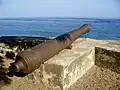 Kanone im Fort