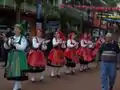 Portugiesische Volkstanzgruppe in Oberá im Nordosten Argentiniens (2005)